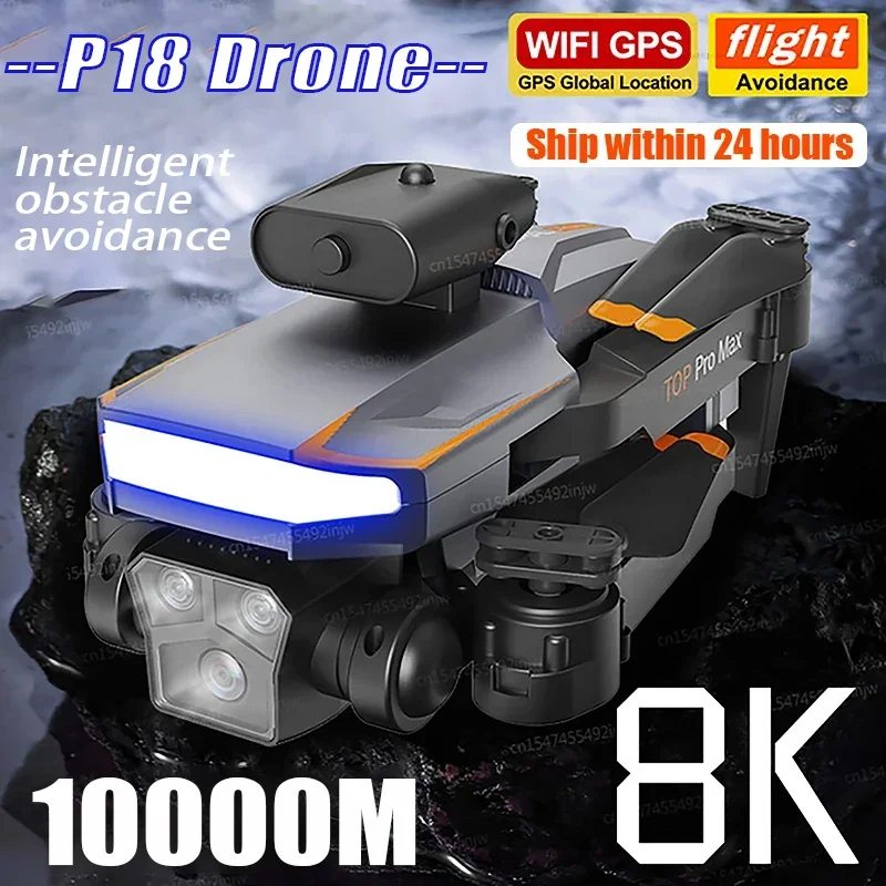 Rc Hobby Wholesale - P18 Drone 8K 5G HD Triple