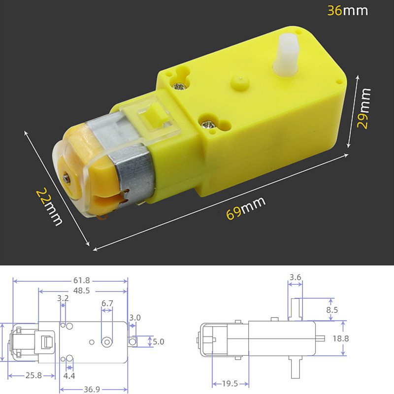 TT Motor Single Shaft  Biaxial - đánh giá và giá Rc Hobby Wholesale