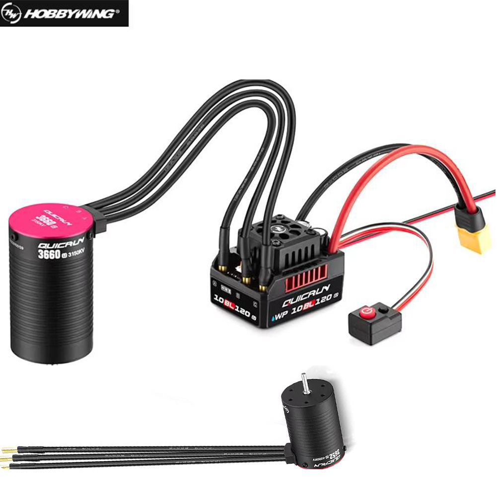 HobbyWing QuicRun WP 10BL120 G - đánh giá và giá Brushless Motor 3650