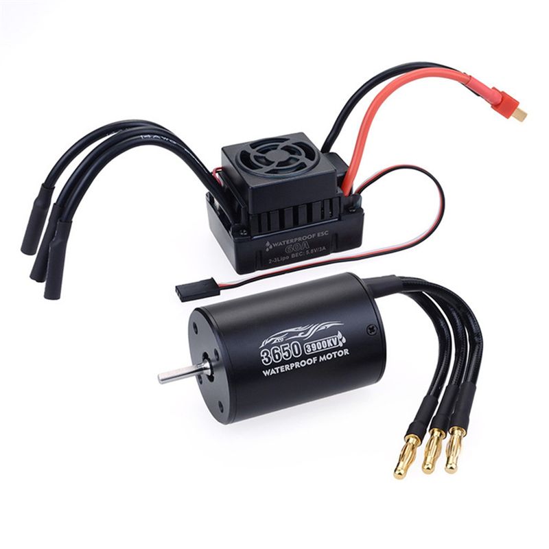 A49K-Waterproof Brushless Moto - đánh giá và giá Brushless Motor 3650