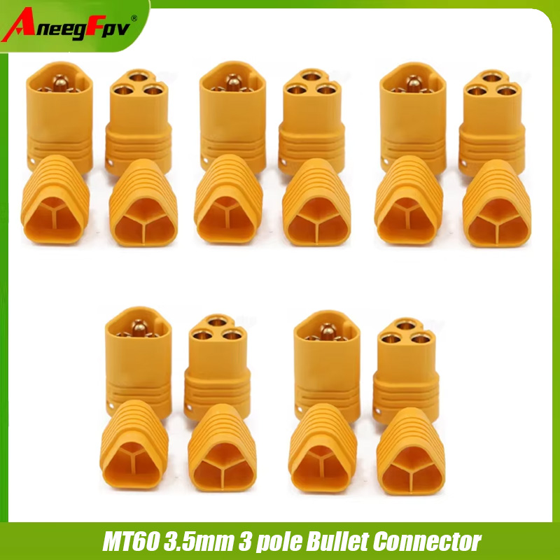 2/5 Pairs AMASS MT60 3.5mm 3 P - đánh giá và giá Rc Hobby Wholesale