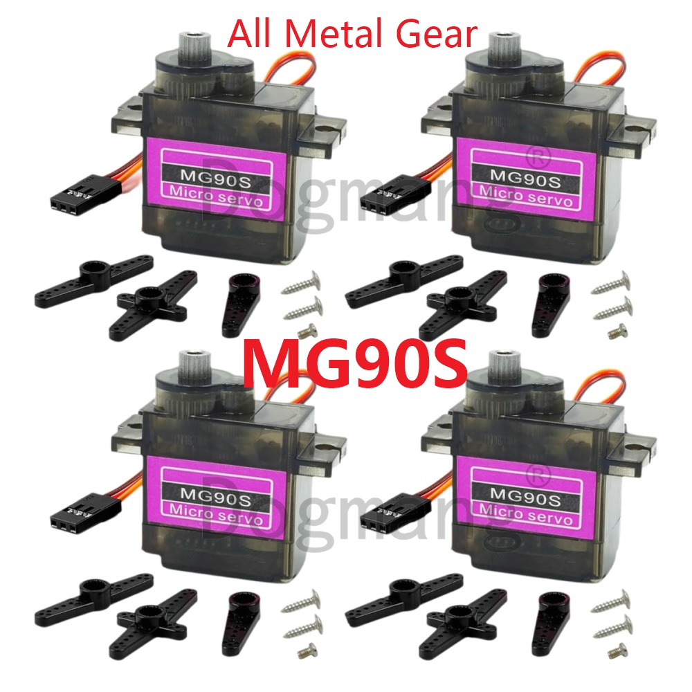 MG90S Servo 1/2/4/10/20/50 Pcs - đánh giá và giá Servo Metal Gear