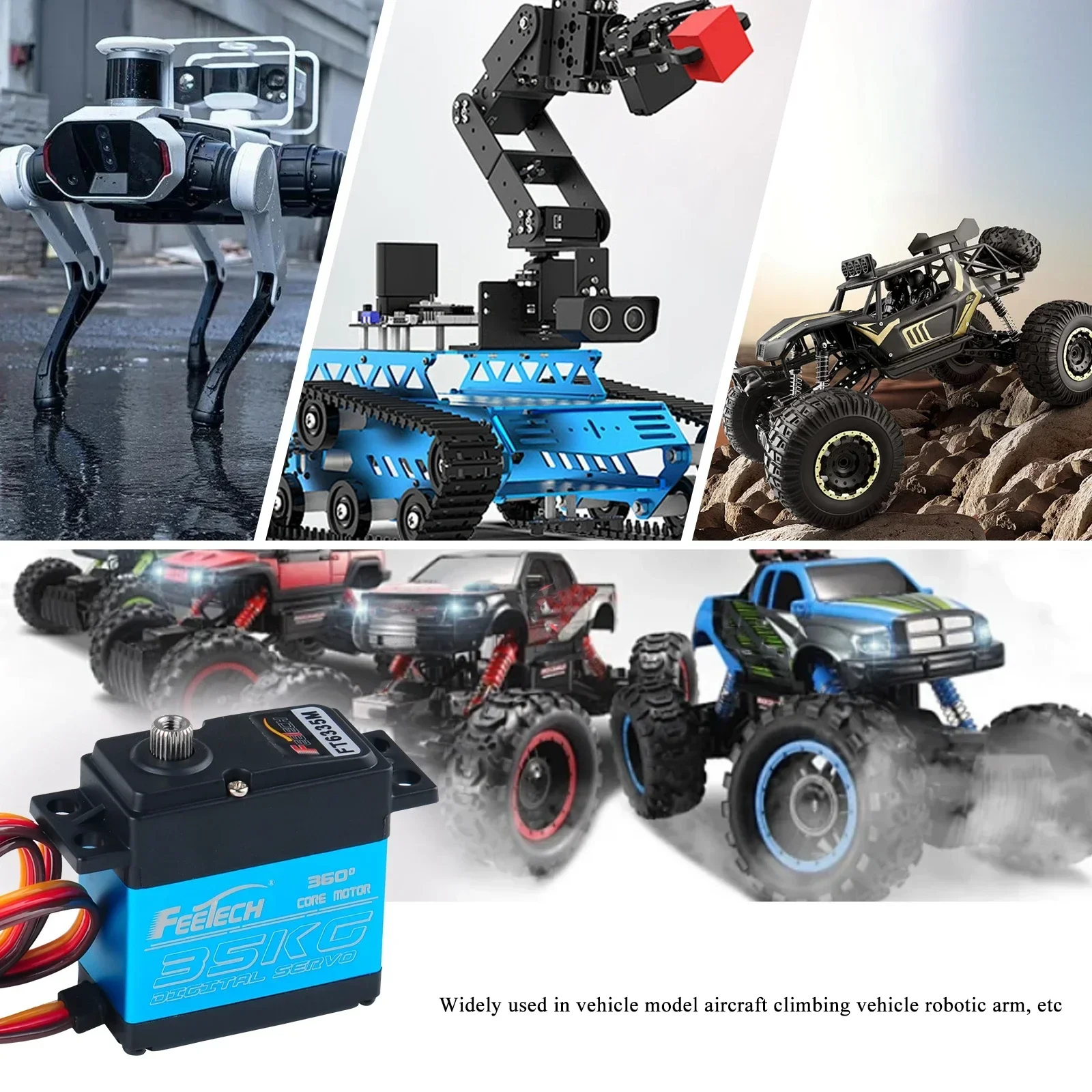 Feetech FT6335M Digital RC Ser - đánh giá và giá Servo Metal Gear
