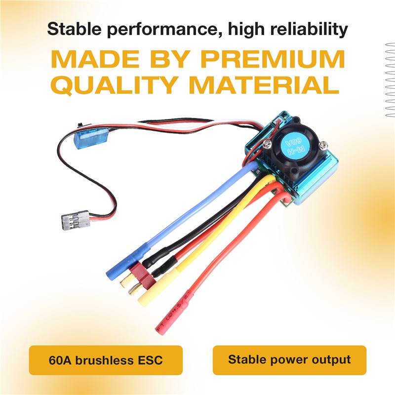 MACH-60A Brushless ESC Speed C - đánh giá và giá Brushless Motor 3650