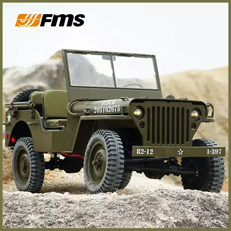 FMS 1/6 Climber 1941 Willys MB - đánh giá và giá Rc Hobby Racing
