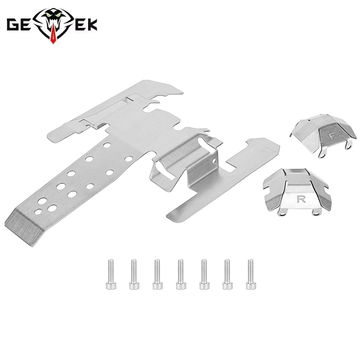 Stainless Steel Skid Plate Cha - đánh giá và giá Rc Hobby Racing